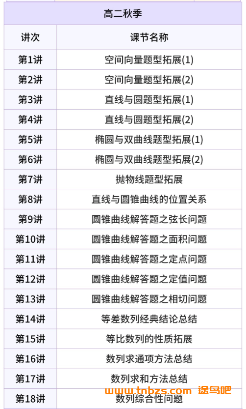 赵礼显2027届高二数学全年班 25暑秋26寒春高二数学课程 百度网盘下载