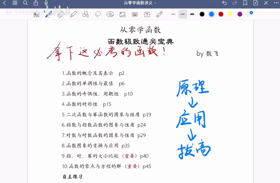 【哔哩哔哩】数飞 Mathy高三数学一轮复习全套课程 百度网盘下载