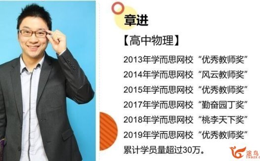 北大章进领衔:高一物理秋季985目标班(2020秋16讲+讲义全)