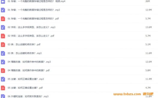 MySQL核心技能精讲：朱晓峰28课完整版资源分享