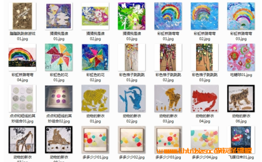 3-9岁少儿美术启蒙:48节彩色斑马创意画室课程(含完整教案与作品)