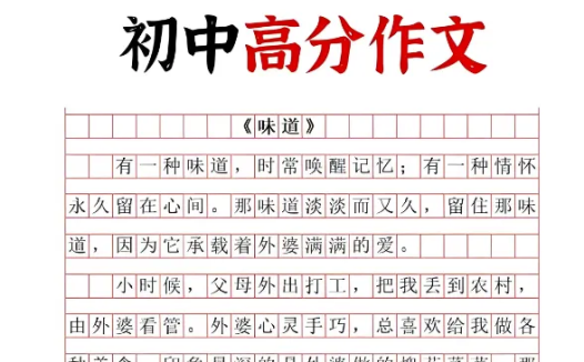 突破600字瓶颈:中考语文满分作文50篇精选(教师亲授)