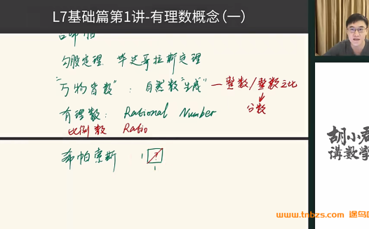初中数学思维进阶:胡小群L7-L9全套176讲+讲义,七至九年级通用