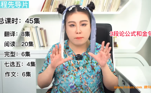 考研英语全程突破:陈佳凝老师174讲完整课程资源